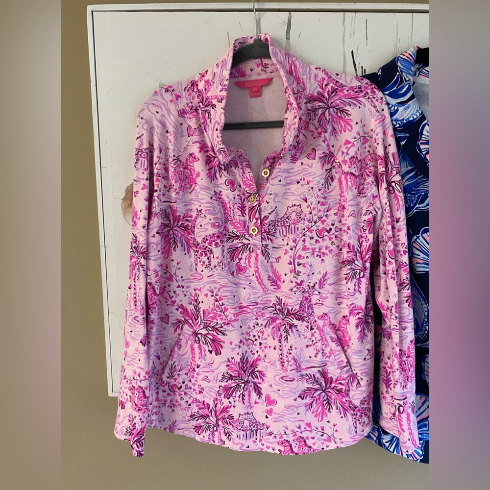Lilly Pulitzer Captain Popover in Valentine’s Print EUC
